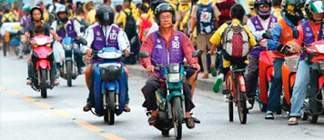 Bangkok Motorbike Taxis