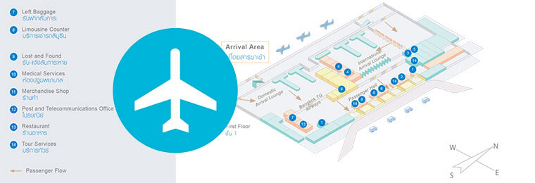 Phuket Airport map