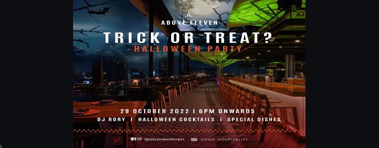 Trick or Treat? | Halloween Party at Above Eleven