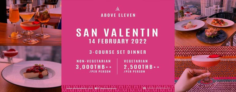 Valentine's Day at Above Eleven 