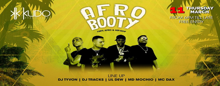 AFROBOOTY at Kudo Beach Club