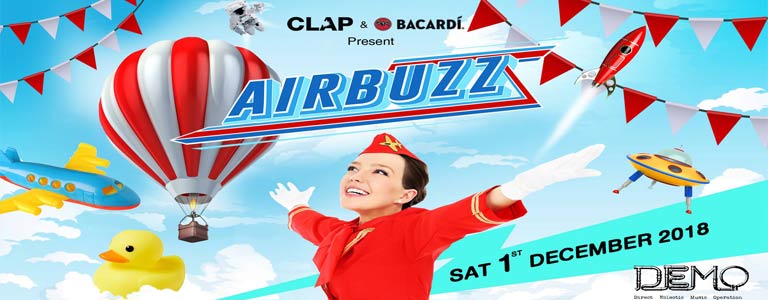 Airbuzz by Clap & Bacardi at DEMO