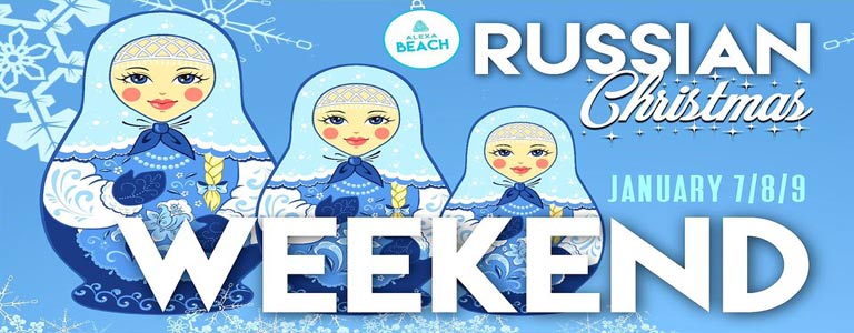 RUSSIAN CHRISTMAS WEEKEND | Alexa Beach Club Pattaya