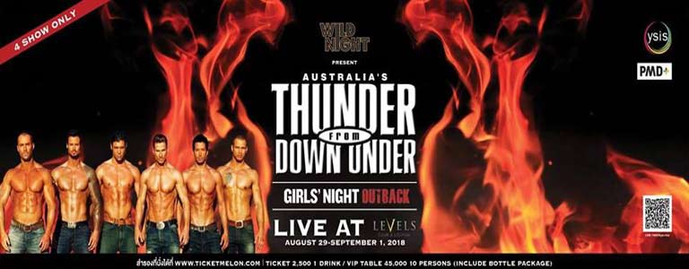 Australia's Thunder From Down Under Live at Levels