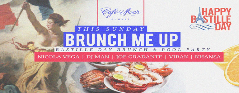 Bastille Day Brunch & Pool Party at Café del Mar Phuket