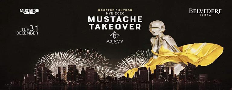 Belvedere Pres. Mustache Takeover Astro9 Sky Bar