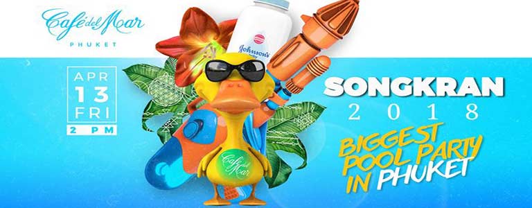 Songkran 2018 Biggest Pool Party at Cafe del Mar