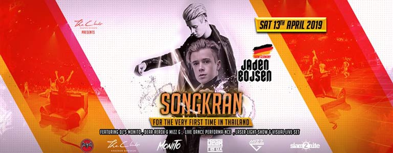 Songkran w/ Jaden Bojsen at The Club Khaosan 