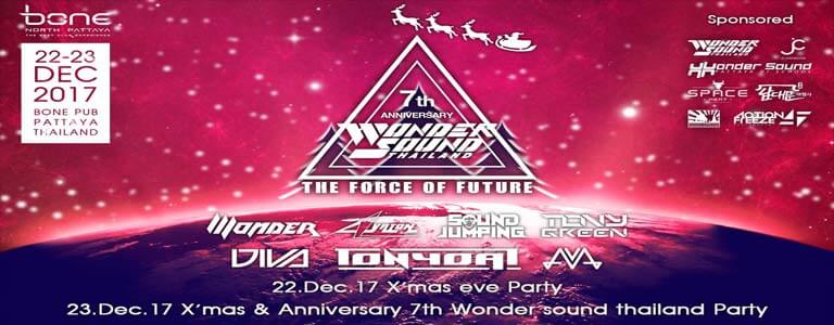 Bone Club Pattaya presents Christmas Eve Party and 7th Anniversary Wonder Sound 