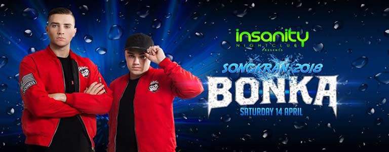 Songkran 2018 with BONKA at Insanity Nightclub