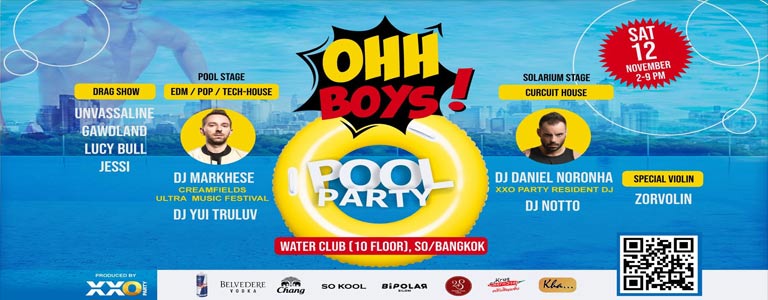 OHH BOYS! POOL PARTY at SO/ Bangkok