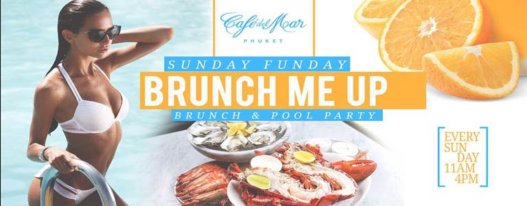 Sunday Brunch Pool Party at Cafe del Mar Phuket