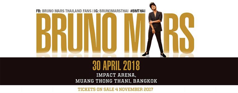 Bruno Mars 24K Magic World Tour 2018 in Bangkok