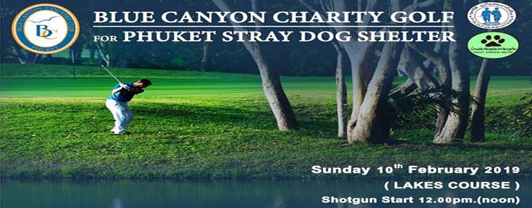Blue Canyon Charity Golf for Phuket Stray Dog Shelter