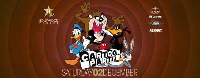Cartoon Party at Hollywood Phuket