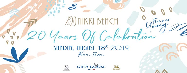 20 Years of Celebration: Amazing Sundays Brunch at Nikki Beach