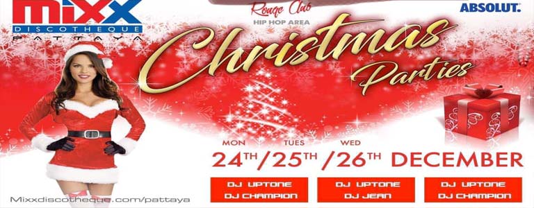 Mixx Pattaya presents Christmas Parties