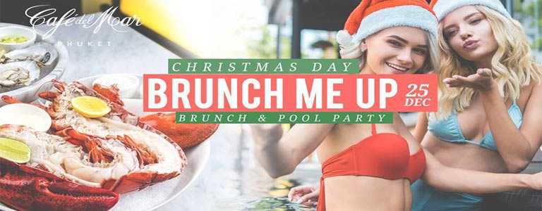 Christmas Day Brunch Pool Party at Cafe del Mar Phuket
