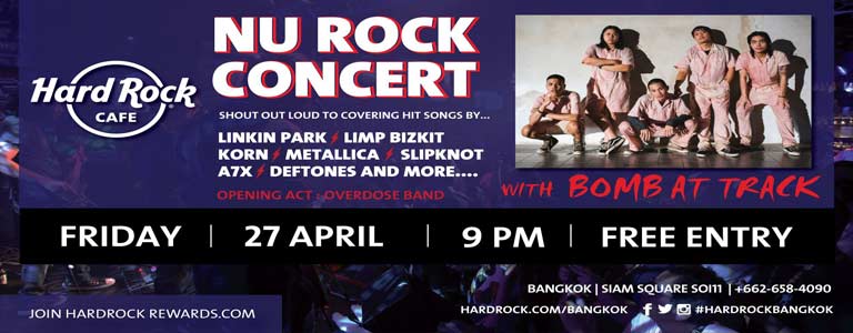 NU ROCK Concert at Hard Rock Cafe Bangkok