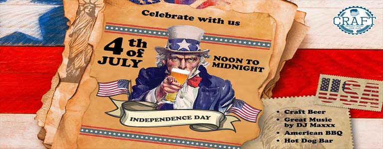 America's Independence Day Party at CRAFT Bkk