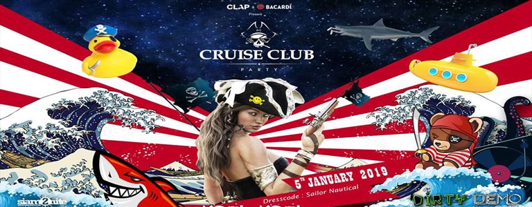 CLAP & Bacardi present Cruise Club Party at DEMO