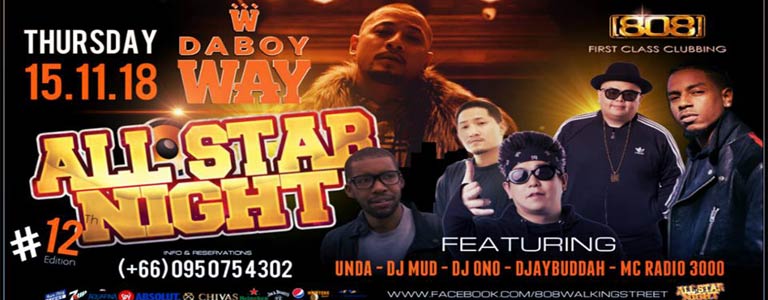 All Star Night at 808 With DABOY WAY