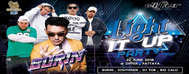 LIGHT IT UP Party at Differ Pattaya