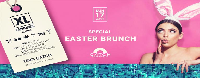 Easter Day Beach Brunch at Catch Beach Club