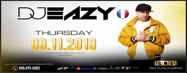 808 Club Pattaya Invites Dj Eazy