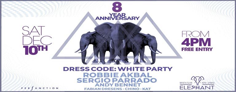 Elephant Beach Club pres. "8 YEAR ANNIVERSARY WHITE PARTY"