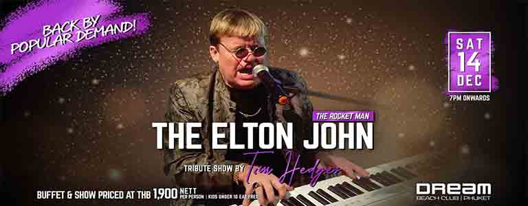  Elton John Tribute Show by Tim Hedges | The Rocket Man is Back