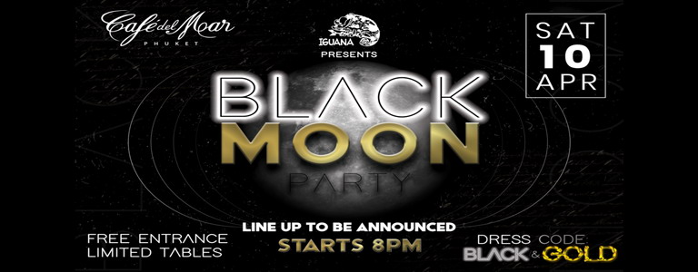 Black Moon Party at Café Del Mar Phuket
