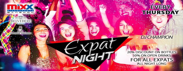 Expat Night Party at MiXX Bangkok