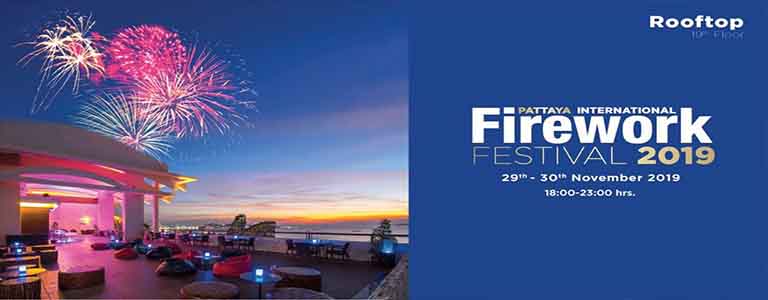 Pattaya International Firework Festival 2019 at Centara Grand Mirage