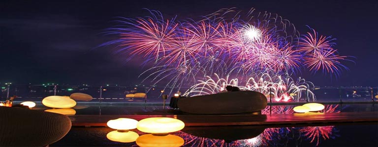 International Fireworks Festival at Hilton Pattaya