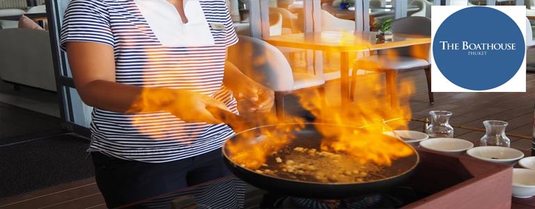 Saturday Flambé Night at The Boathouse Phuket