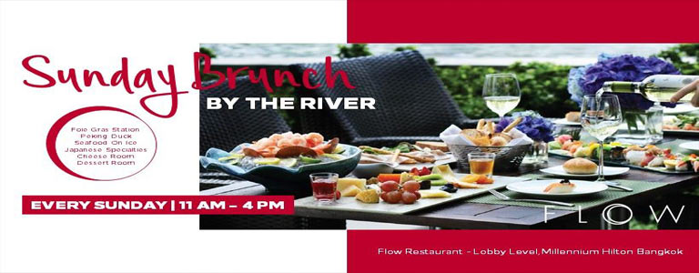 Sunday Brunch by the River at Flow Restaurant