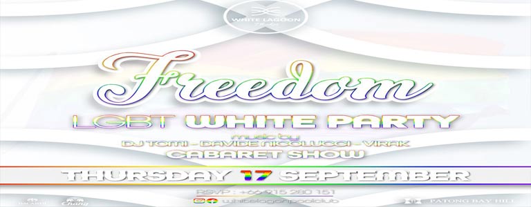 Freedom LGBT White Party at White Lagoon Pool