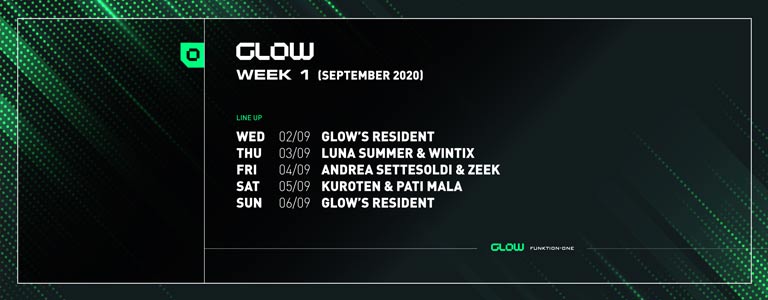 GLOW's Program September week #1