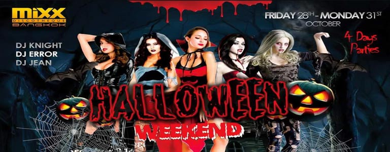 Halloween Special Weekend at MIXX Discotheque