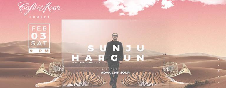 Sunju Hargun at Café del Mar Phuket