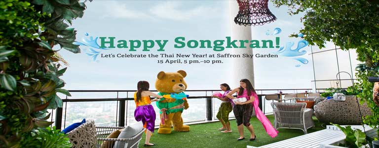 The Highest Songkran Party at Saffron Sky Garden