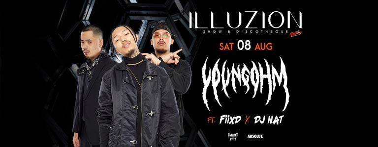 Youngohm feat Fiixd & DJ Nat at Illuzion