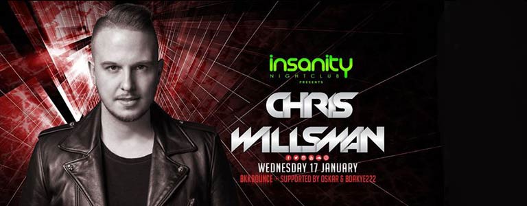 Dj Chris Willsman at Insanity Nightclub Bangkok