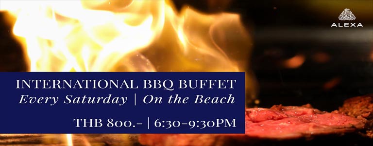 International BBQ Buffet | Alexa Beach Club