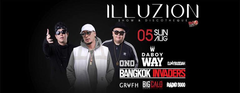 BKK Invaders x DaBoyWAY at Illuzion