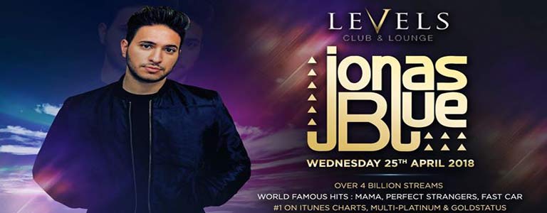 JONAS BLUE Live at Levels Club & Lounge Bkk