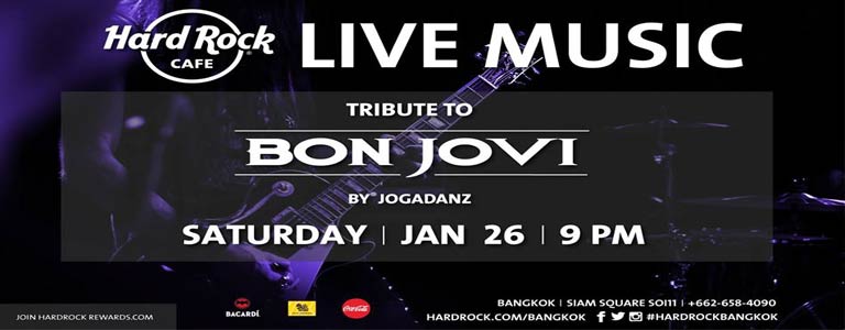 Tribute to Bon Jovi at Hard Rock Cafe Bangkok