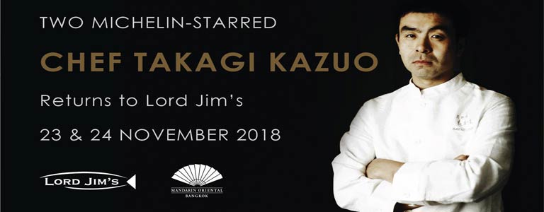 Chef Takagi Kazuo at Lord Jim's