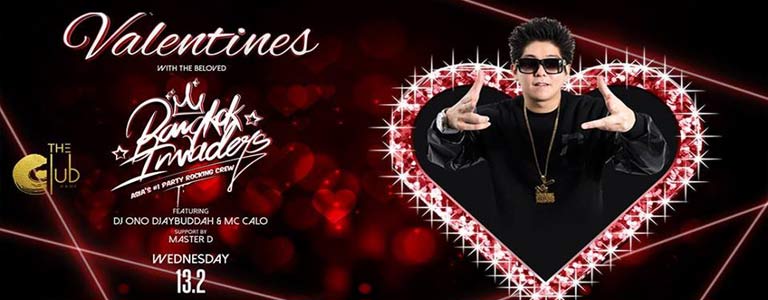 Valentines w/ The Bangkok Invaders at The Club@Koi